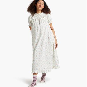 Hill House Caroline Nap Dress Pastel Trellis XS